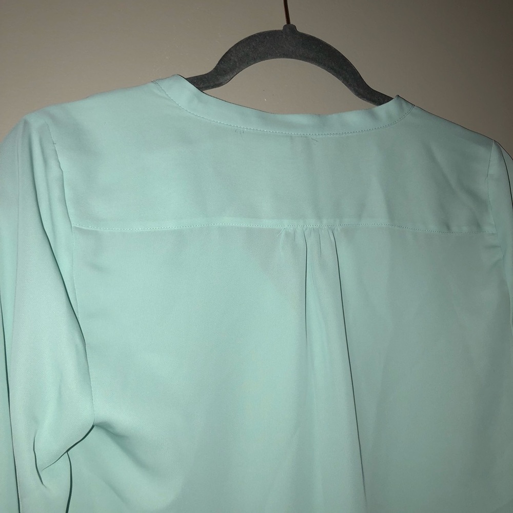LC Lauren Conrad Mint Green Hi-Low Top•Small•NWT - Picture 6 of 8